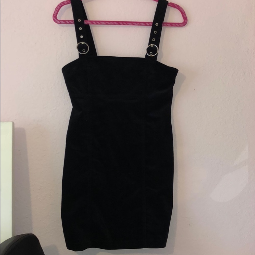 Forever 21 Black Velvet Jumper